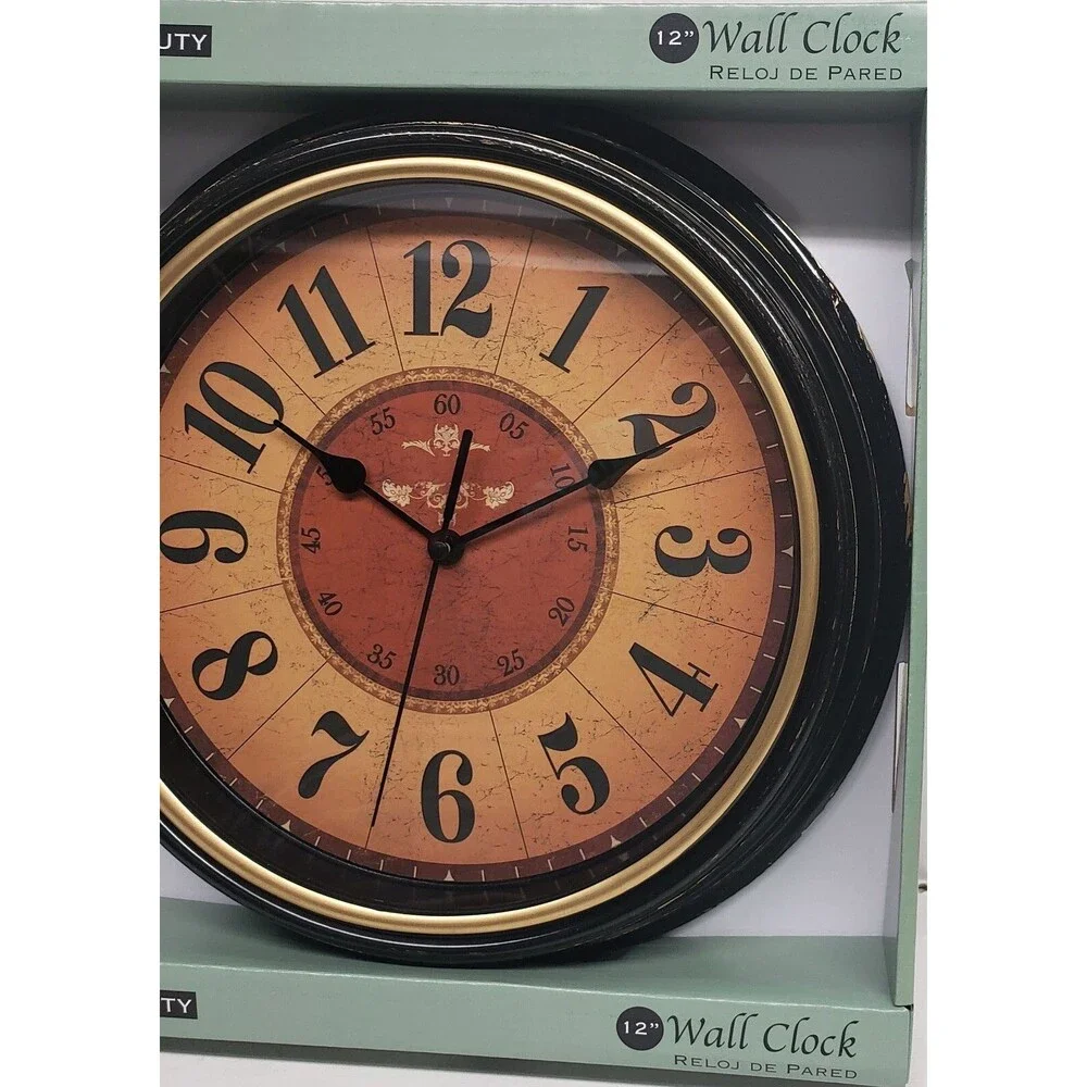 Kitchen Plastic Decorative Wall Clock,12